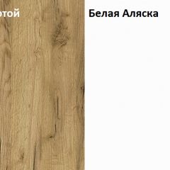 Стол компьютерный 12.74 Комфорт (Дуб Золотой CRAFT, Белая Аляска) в Североуральске - severouralsk.mebel24.online | фото 4