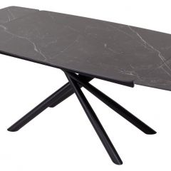 Стол RIVOLI 140 MATT BLACK MARBLE SOLID CERAMIC / BLACK, ®DISAUR в Североуральске - severouralsk.mebel24.online | фото 3