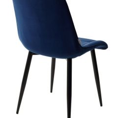 Стул CHIC BLUVEL-86 NAVY BLUE / черный каркас М-City в Североуральске - severouralsk.mebel24.online | фото 3