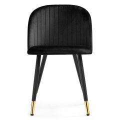 Стул на металлокаркасе Gabi black / black / gold в Североуральске - severouralsk.mebel24.online | фото 2