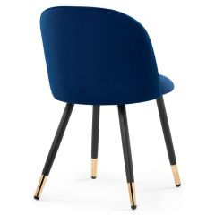 Стул на металлокаркасе Gabi dark blue / black / gold в Североуральске - severouralsk.mebel24.online | фото 4