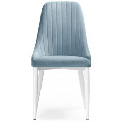 Стул на металлокаркасе Kora light blue / white в Североуральске - severouralsk.mebel24.online | фото 2