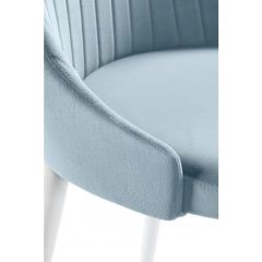 Стул на металлокаркасе Kora light blue / white в Североуральске - severouralsk.mebel24.online | фото 6