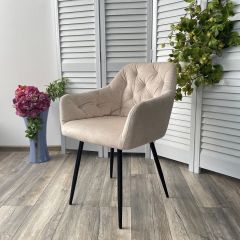 Стул PERU PK6015-06 BEIGE античный бежевый, велюр M-City в Североуральске - severouralsk.mebel24.online | фото 2