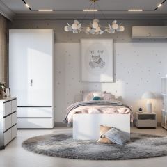 Токио Шкаф двухстворчатый с двумя ящиками в Североуральске - severouralsk.mebel24.online | фото 3