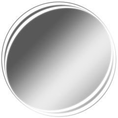 Зеркало Берг 700х700 с подсветкой Домино (GL7055Z) в Североуральске - severouralsk.mebel24.online | фото 1