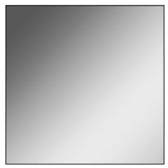 Зеркало Corsica 500х500 black без подсветки Sansa (SB1063Z) в Североуральске - severouralsk.mebel24.online | фото 1