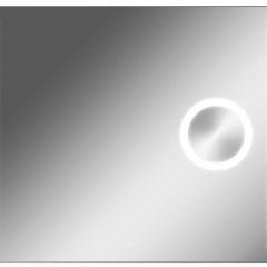 Зеркало Cosmo 100 alum (линза) с подсветкой Sansa (SCL1026Z) в Североуральске - severouralsk.mebel24.online | фото 1