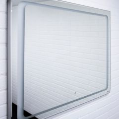 Зеркало Galaxy 70 alum с подсветкой Sansa (SG1005Z) в Североуральске - severouralsk.mebel24.online | фото 2