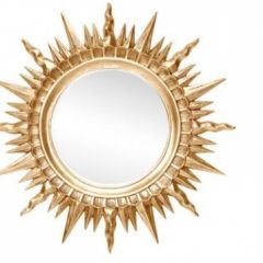 Зеркало круглое золото (1810(1) в Североуральске - severouralsk.mebel24.online | фото 1