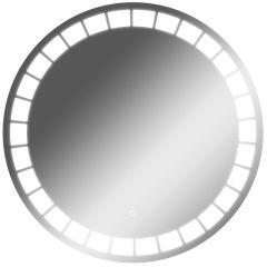 Зеркало Маскат 700х700 с подсветкой Домино (GL7057Z) в Североуральске - severouralsk.mebel24.online | фото