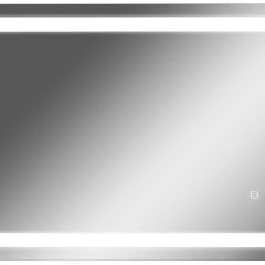 Зеркало Прага 800х550 с подсветкой Домино (GL7021Z) в Североуральске - severouralsk.mebel24.online | фото 1