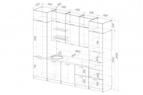 АЛЬБА Кухонный гарнитур Экстра 2 (3000 мм) в Североуральске - severouralsk.mebel24.online | фото 2