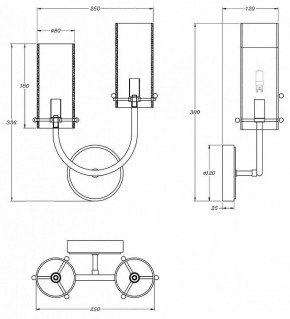 Бра Maytoni Arco MOD223WL-02BS1 в Североуральске - severouralsk.mebel24.online | фото 3