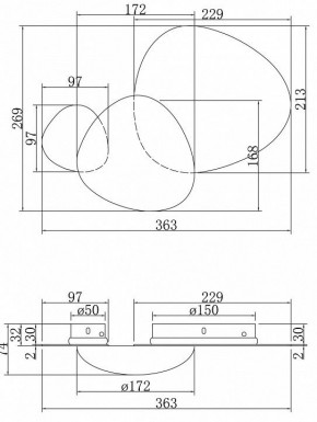 Бра Maytoni Jack-stone MOD314WL-L8G3K в Североуральске - severouralsk.mebel24.online | фото 5