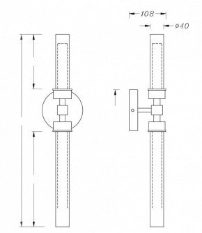 Бра Maytoni Stelo MOD116WL-L7B3K в Североуральске - severouralsk.mebel24.online | фото 3