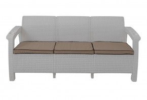 Диван Yalta Premium Sofa 3 Set (Ялта) белый (+подушки под спину) в Североуральске - severouralsk.mebel24.online | фото 2