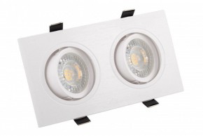 DK3022-WH Встраиваемый светильник, IP 20, 10 Вт, GU5.3, LED, белый, пластик в Североуральске - severouralsk.mebel24.online | фото 1