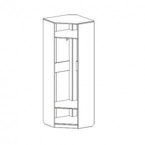 ЭЛАНА Прихожая (модульная) Дуб сонома в Североуральске - severouralsk.mebel24.online | фото 5