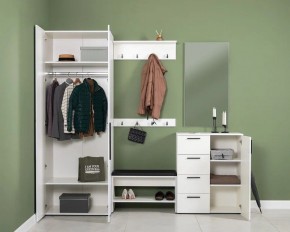 ЭЙР прихожая (модульная) Белый Шагрень в Североуральске - severouralsk.mebel24.online | фото 2