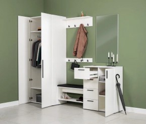 ЭЙР прихожая (модульная) Белый Шагрень в Североуральске - severouralsk.mebel24.online | фото 27