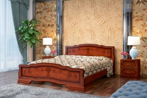 КАРИНА-6 Кровать из массива 1400 (Орех) в Североуральске - severouralsk.mebel24.online | фото
