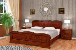 КАРИНА-8 Кровать из массива (Орех) в Североуральске - severouralsk.mebel24.online | фото