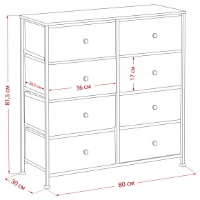 Комод Leset Линкс 8 ящиков (МДФ) в Североуральске - severouralsk.mebel24.online | фото 12