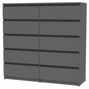 Комод Malta light K155 (Графит) в Североуральске - severouralsk.mebel24.online | фото