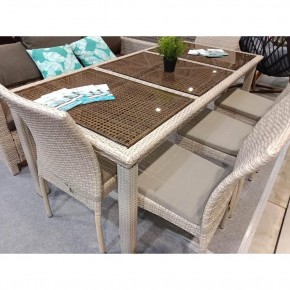 Комплект плетеной мебели T365/Y380C-W85 Latte (8+1) + подушки в Североуральске - severouralsk.mebel24.online | фото 2