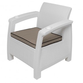 Комплект уличной мебели Yalta Premium Terrace Triple Set (Ялта) белый (+подушки под спину) в Североуральске - severouralsk.mebel24.online | фото 8