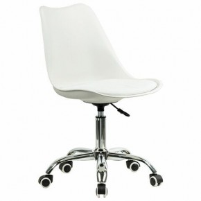 Кресло стул BRABIX "Eames MG-310 CH", хром, пластик белый, экокожа белая, 532923 в Североуральске - severouralsk.mebel24.online | фото 2