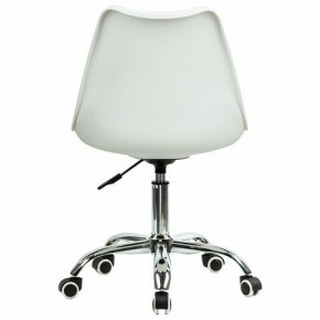 Кресло стул BRABIX "Eames MG-310 CH", хром, пластик белый, ткань серая, 532924 в Североуральске - severouralsk.mebel24.online | фото 4