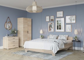 Кровать 1,6 VICTOR + основание (Сонома) в Североуральске - severouralsk.mebel24.online | фото 4