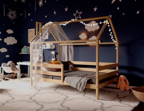 Кровать-домик 80*160 без покраски в Североуральске - severouralsk.mebel24.online | фото 2