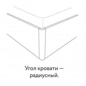 Кровать "Сандра" БЕЗ основания 1600х2000 в Североуральске - severouralsk.mebel24.online | фото 3