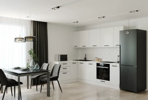 Кухонный гарнитур Белый Глянец 2600*1600 (Стол. 26мм) в Североуральске - severouralsk.mebel24.online | фото 1