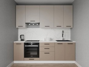 Кухонный гарнитур Каппучино 2400 h950 (Стол. 26мм) в Североуральске - severouralsk.mebel24.online | фото