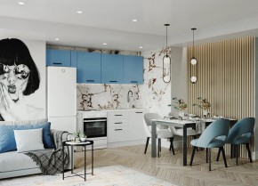 Кухонный гарнитур Капри 2550 (Стол. 26мм) в Североуральске - severouralsk.mebel24.online | фото