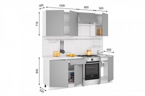 Кухонный гарнитур Кельн 2100 (софт карамель) в Североуральске - severouralsk.mebel24.online | фото 2