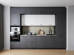 Кухонный гарнитур Меренга 3400 (Стол. 26мм) в Североуральске - severouralsk.mebel24.online | фото 1