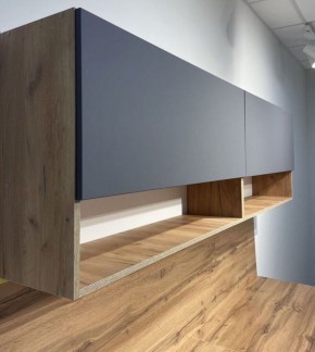 Кухонный гарнитур «Монако» 2.0 м Серия 2 МДФ с фрезеровкой (Дуб Золотой/Графит) в Североуральске - severouralsk.mebel24.online | фото 5