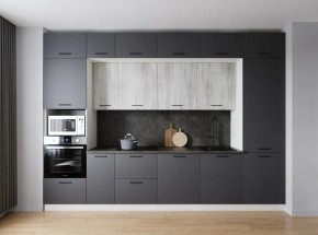 Кухонный гарнитур Санторини 3400 (Стол. 26мм) в Североуральске - severouralsk.mebel24.online | фото 1