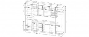 Кухонный гарнитур Санторини 3400 (Стол. 26мм) в Североуральске - severouralsk.mebel24.online | фото 2