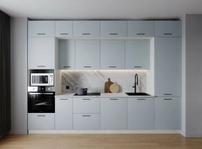 Кухонный гарнитур Смоки 3400 (Стол. 26мм) в Североуральске - severouralsk.mebel24.online | фото