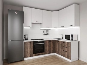 Кухонный гарнитур Старое Дерево 2200*1600 h950 (Стол. 38мм) в Североуральске - severouralsk.mebel24.online | фото 1