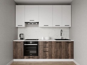 Кухонный гарнитур Старое Дерево 2400 h950 (Стол. 38мм) в Североуральске - severouralsk.mebel24.online | фото 1