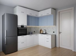 Кухонный гарнитур угловой Капри 2200*1700 (Стол. 38мм) в Североуральске - severouralsk.mebel24.online | фото