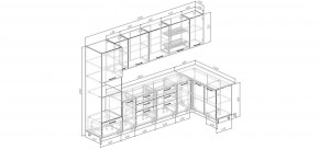 Кухонный гарнитур Умбра 3200*1400 (Стол. 38мм) в Североуральске - severouralsk.mebel24.online | фото 2