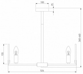 Люстра на штанге Eurosvet Marble 60158/5 латунь в Североуральске - severouralsk.mebel24.online | фото 3